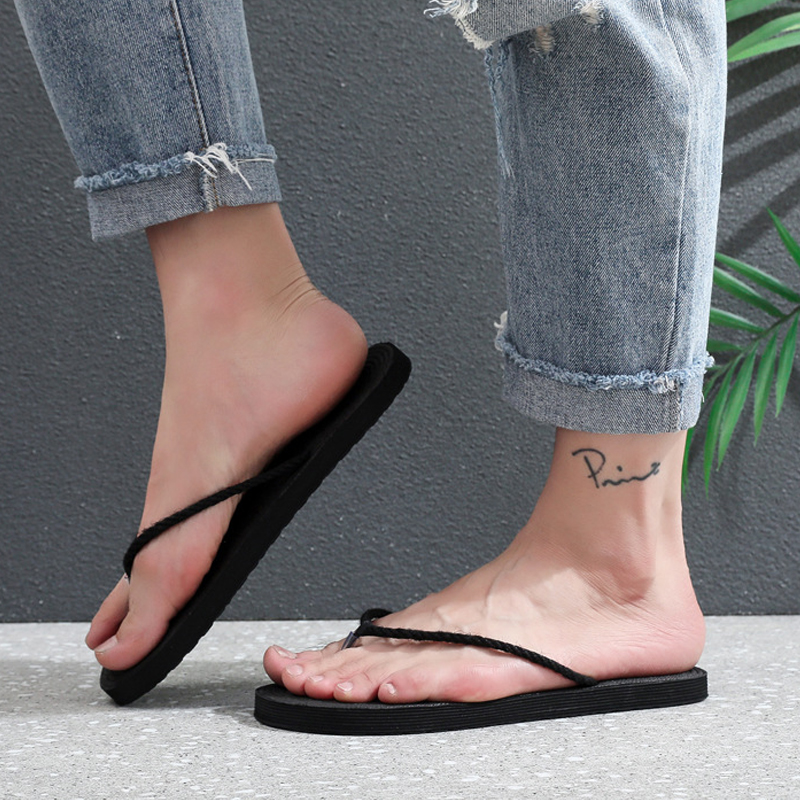 Men'S Shoes Hoka Sale - 男性用カジュアルビーチサンダル、夏用滑り止めフラットスライド、男性用スリッパ、室内履き、パントゥフルオム