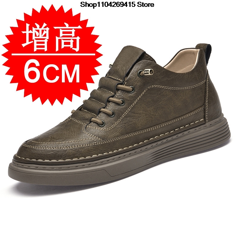 Men'S Shoes Increase Height - 男性用身長アップオックスフォードシューズ、カジュアルレザーシューズ、ファッショナブルな身長アップシューズ、アウトドア男性用スニーカー