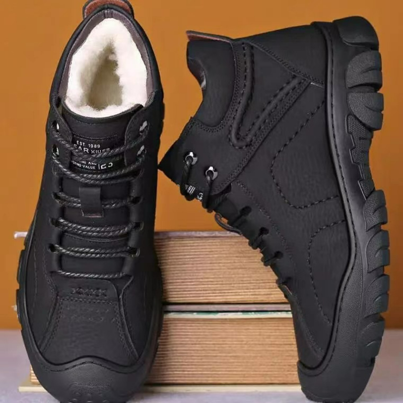 Men'S Shoes Hoka Sale - メンズブーツ レースアップ アンクルブーツ 新作 冬用 プラッシュ