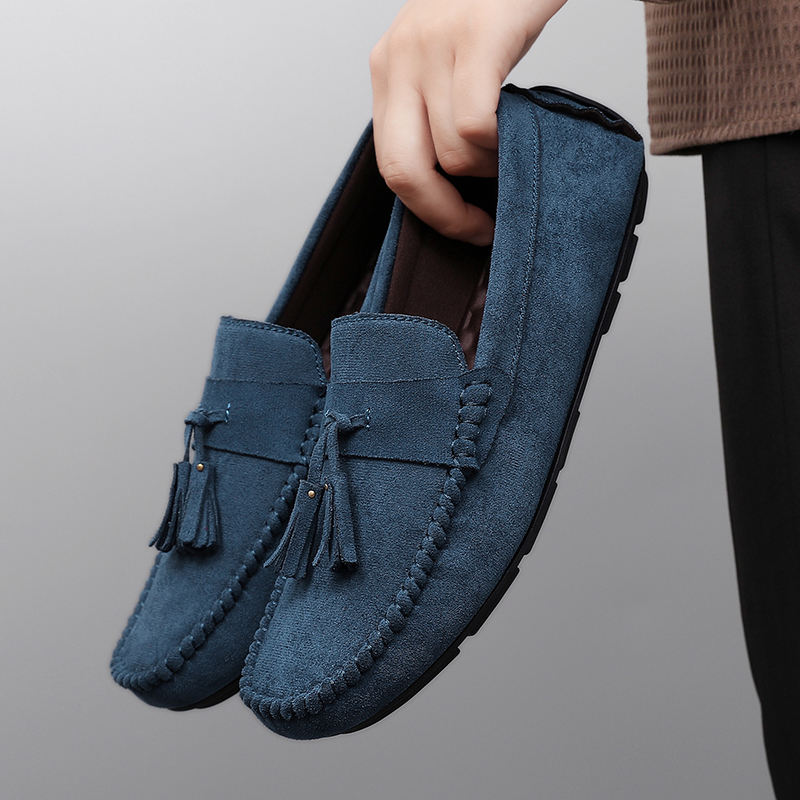 クラシックタッセルメンズローファー、快適なスエードレザーカジ - Men'S Shoes Hey Dude のレビューと価格