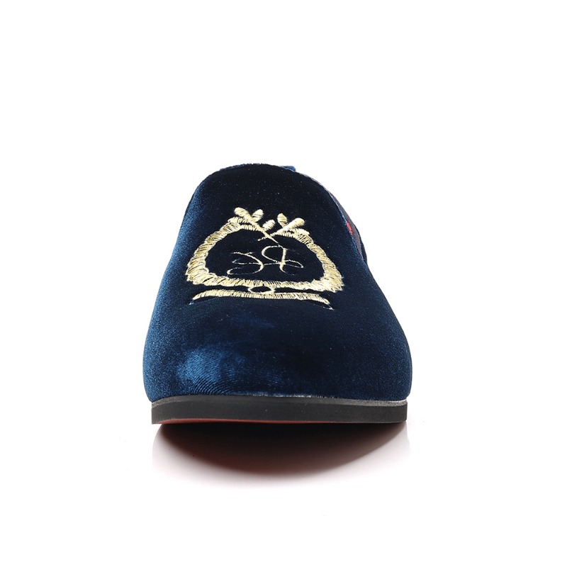 高級デザイナーローファースエードレザー刺繍カジュアルシューズ - Men'S Shoes Hey Dude のレビューと価格