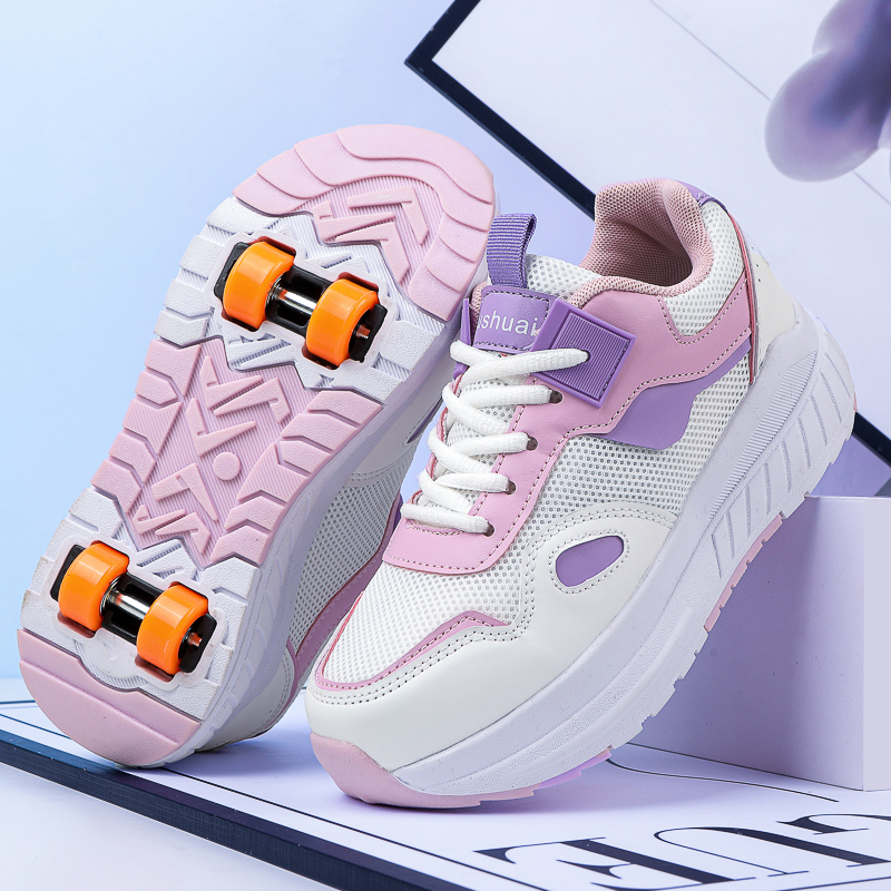 子供用ローラースケート、4輪、取り外し可能な車輪付きスニーカ - Men'S Shoes Hoka Sale のレビューと価格