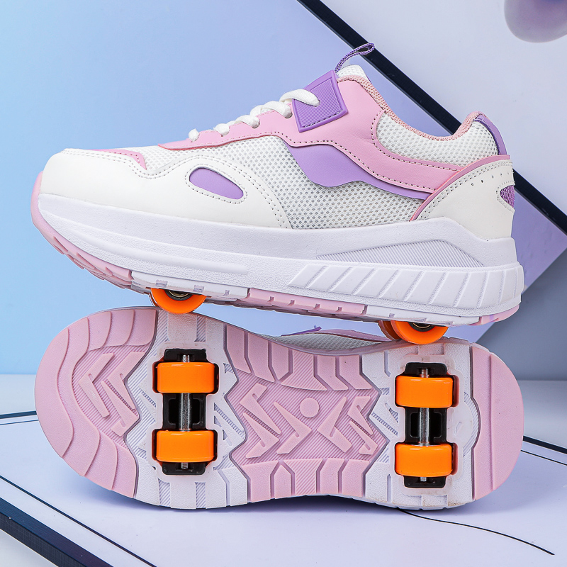 子供用ローラースケート、4輪、取り外し可能な車輪付きスニーカ - Men'S Shoes Hoka Sale のレビューと価格