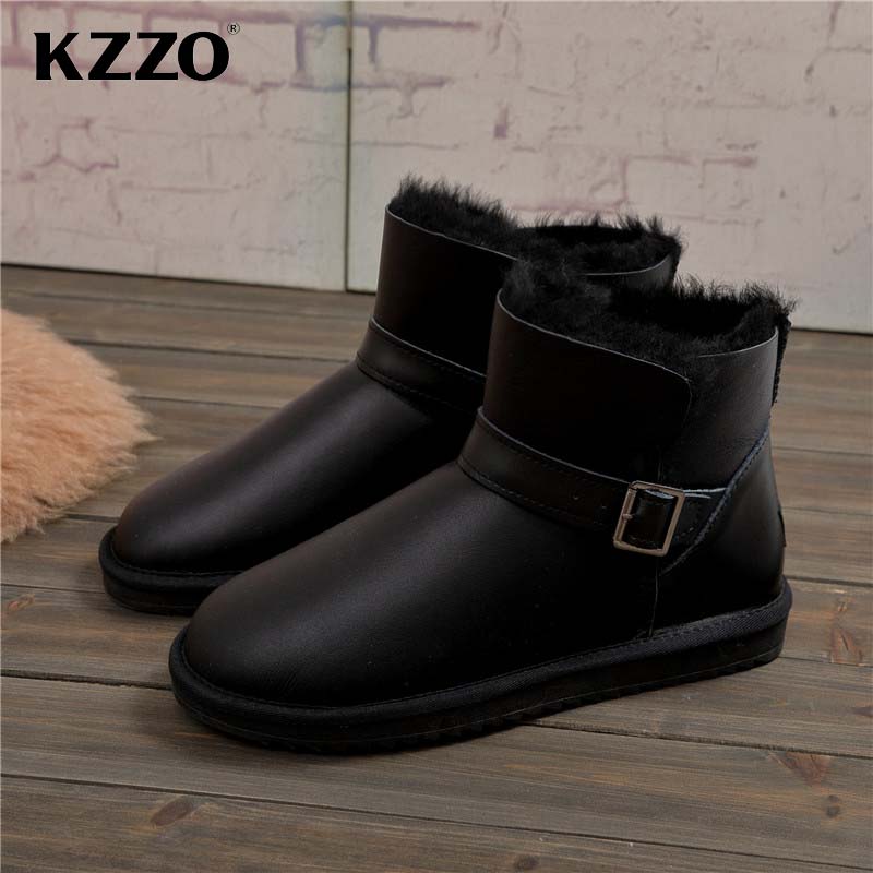 KZZO 2025 新しいメンズカジュアル本物のシープスキン - Men'S Shoes Hey Dude のレビューと価格