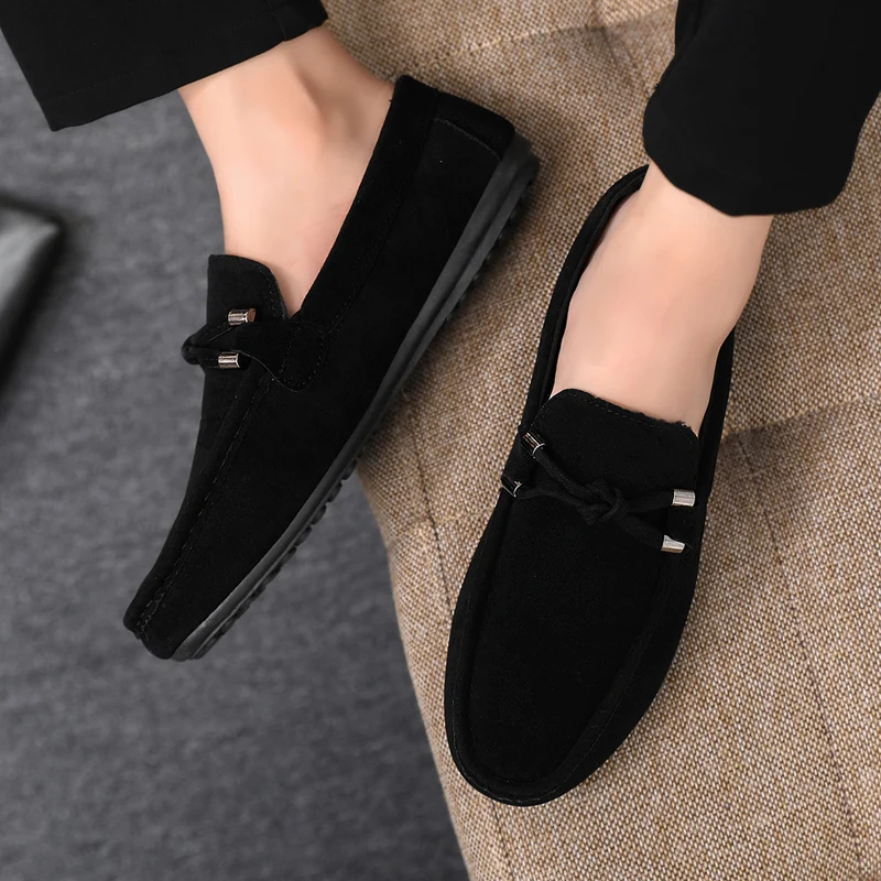 男性カジュアルシューズファッションメンズシューズ手作りスエー - Men'S Shoes Hey Dude のレビューと価格