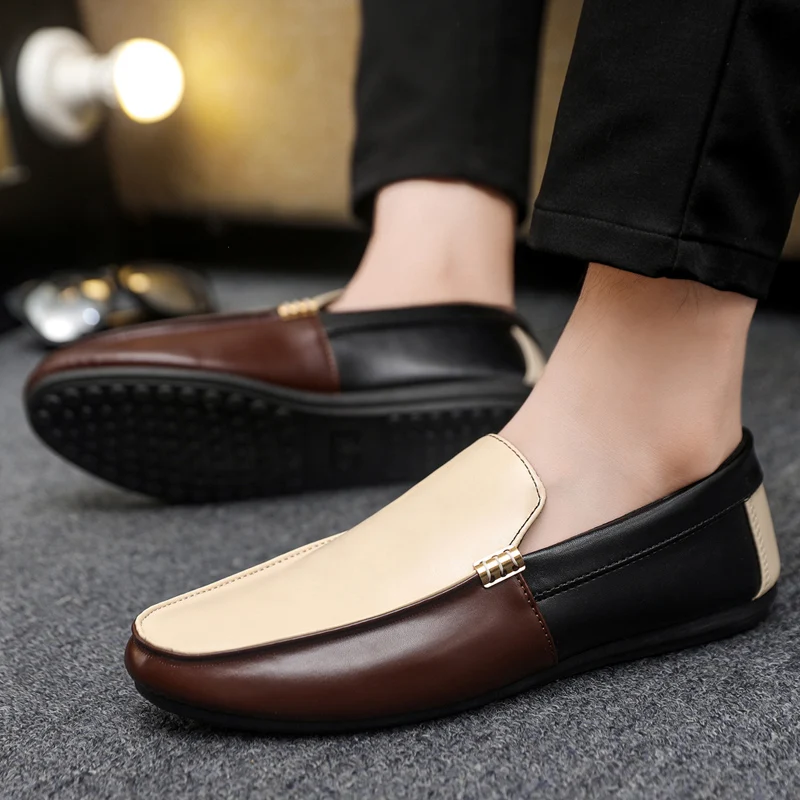 ファッションレザーローファー男性用フラットシューズ快適なメン - Men'S Shoes Hey Dude のレビューと価格