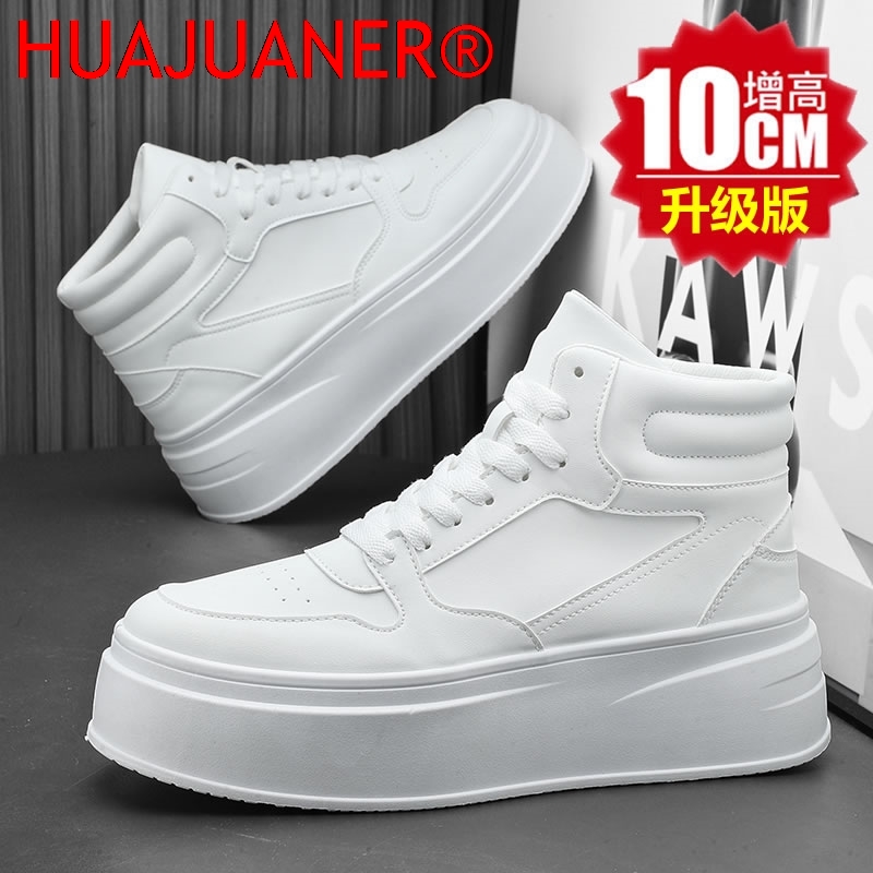 ハイカットメンズインナーハイトニングシューズレザースポーツカ - Men'S Shoes Hey Dude のレビューと価格